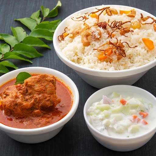 Ghee Rice & Curry